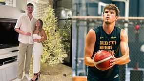 Quinten Post's girlfriend Marice Aguiar gushes over Warriors rookie scoring his first 3-pointer