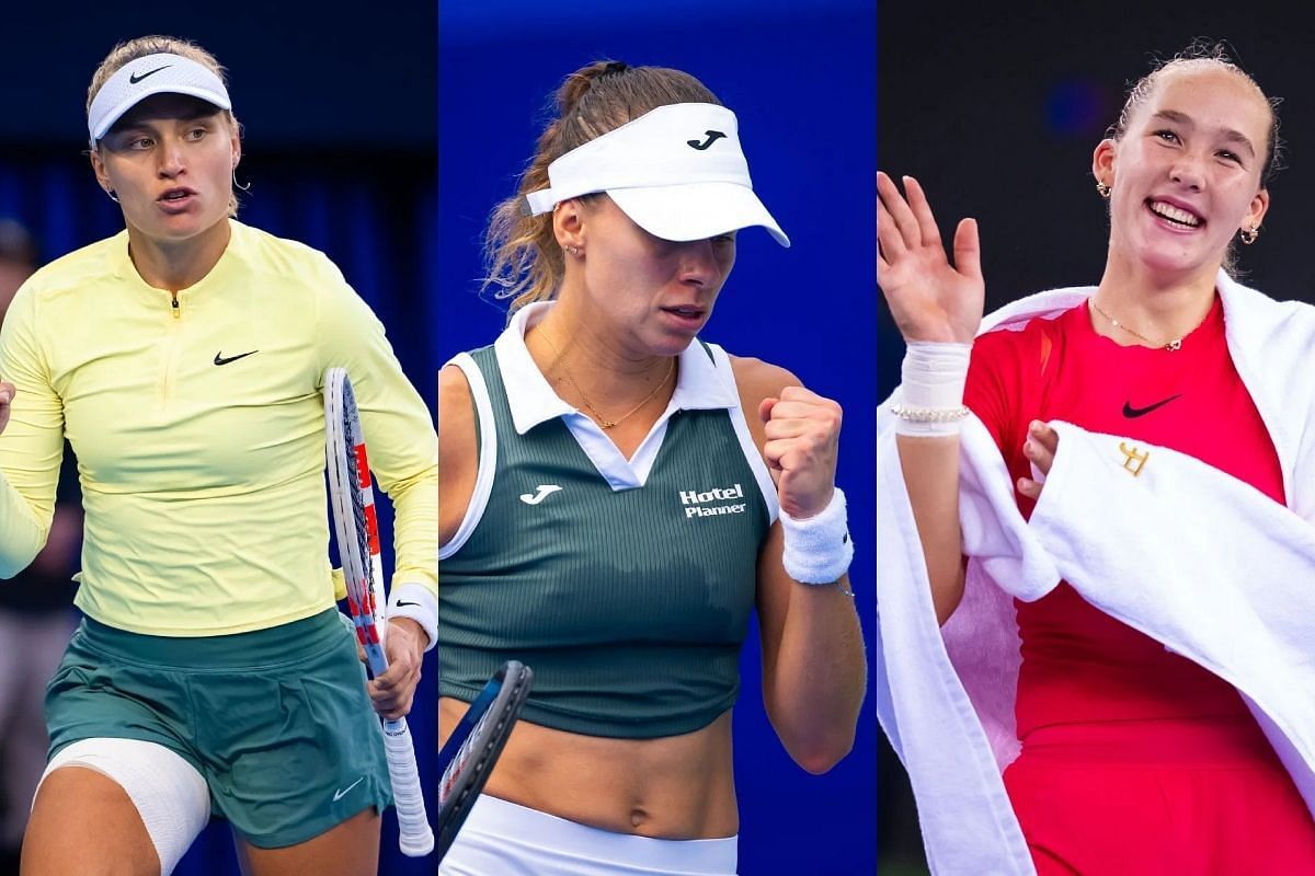 Anna Kalinskaya, Daria Kasatkina, and Mirra Andreeva - Source: Getty