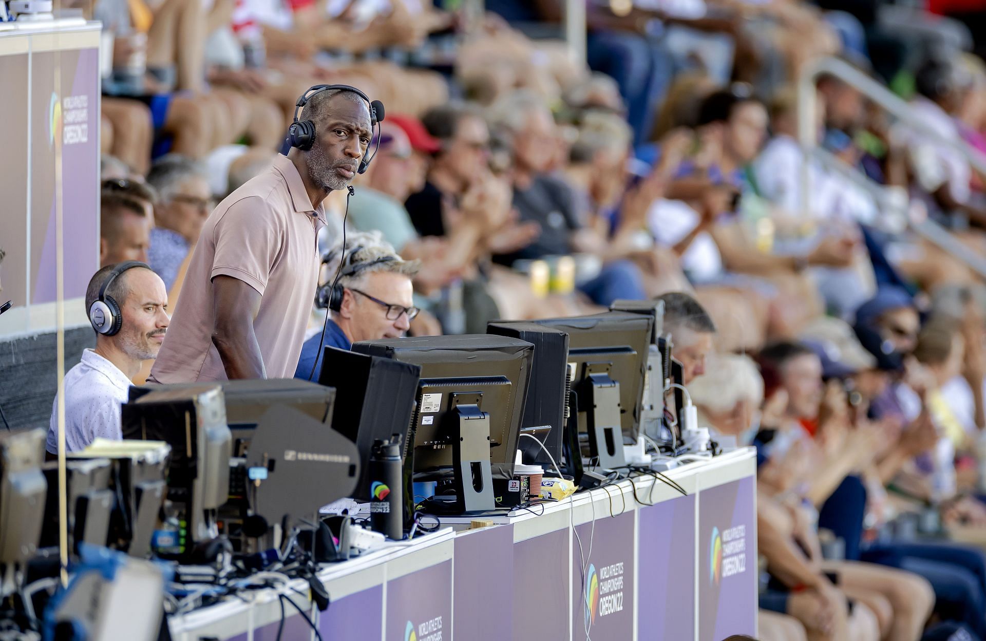 Johnson at the 2022 World Athletics Championships (Image Source: Getty)