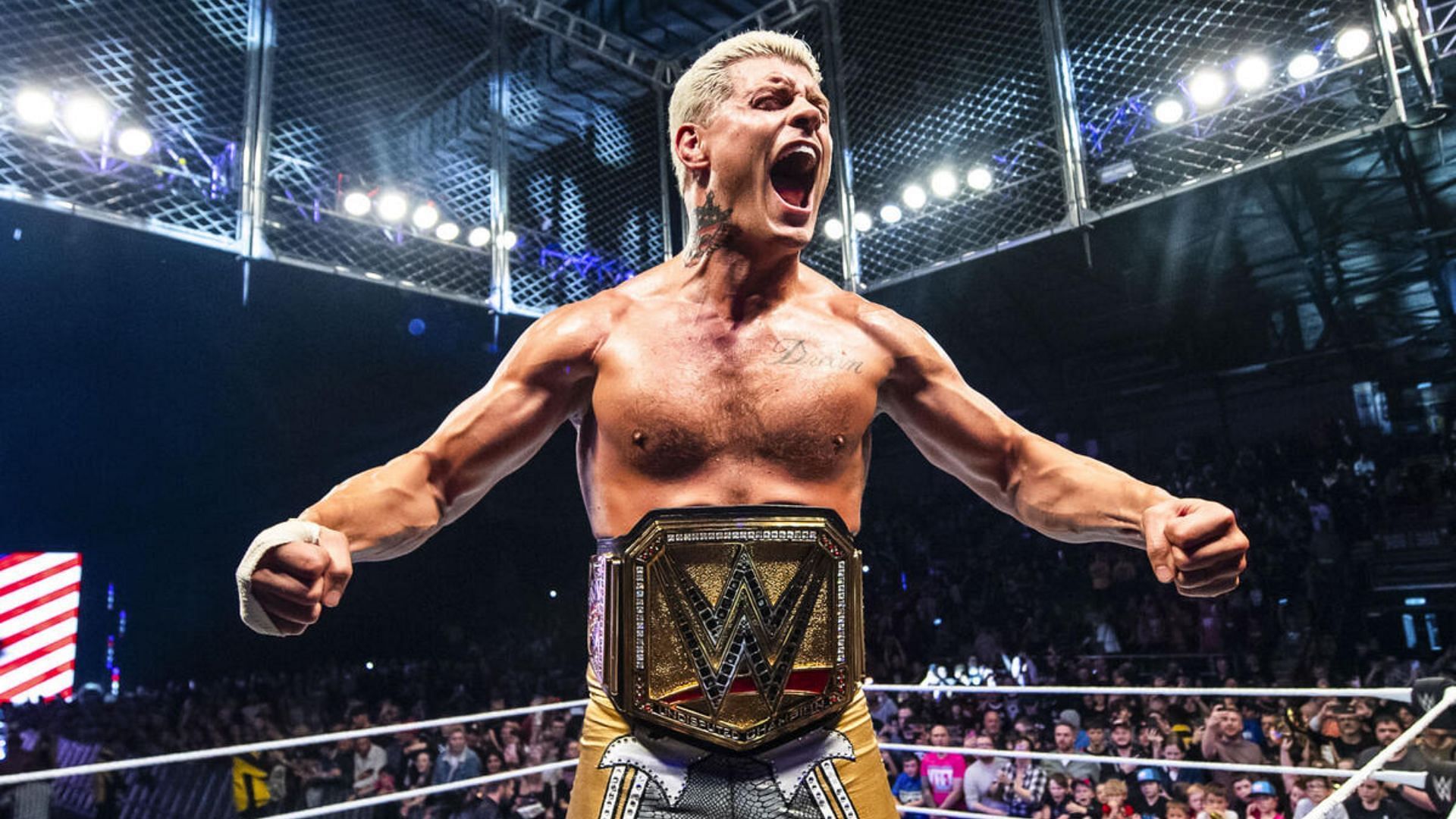 Cody Rhodes, WWE UK Tour, Oct. 2024 [Photo credit: WWE]