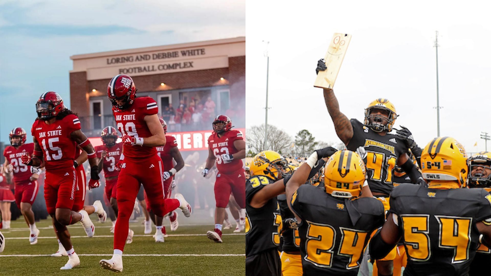 Images courtesy of Kennesaw State &amp; Jacksonville State Athletics