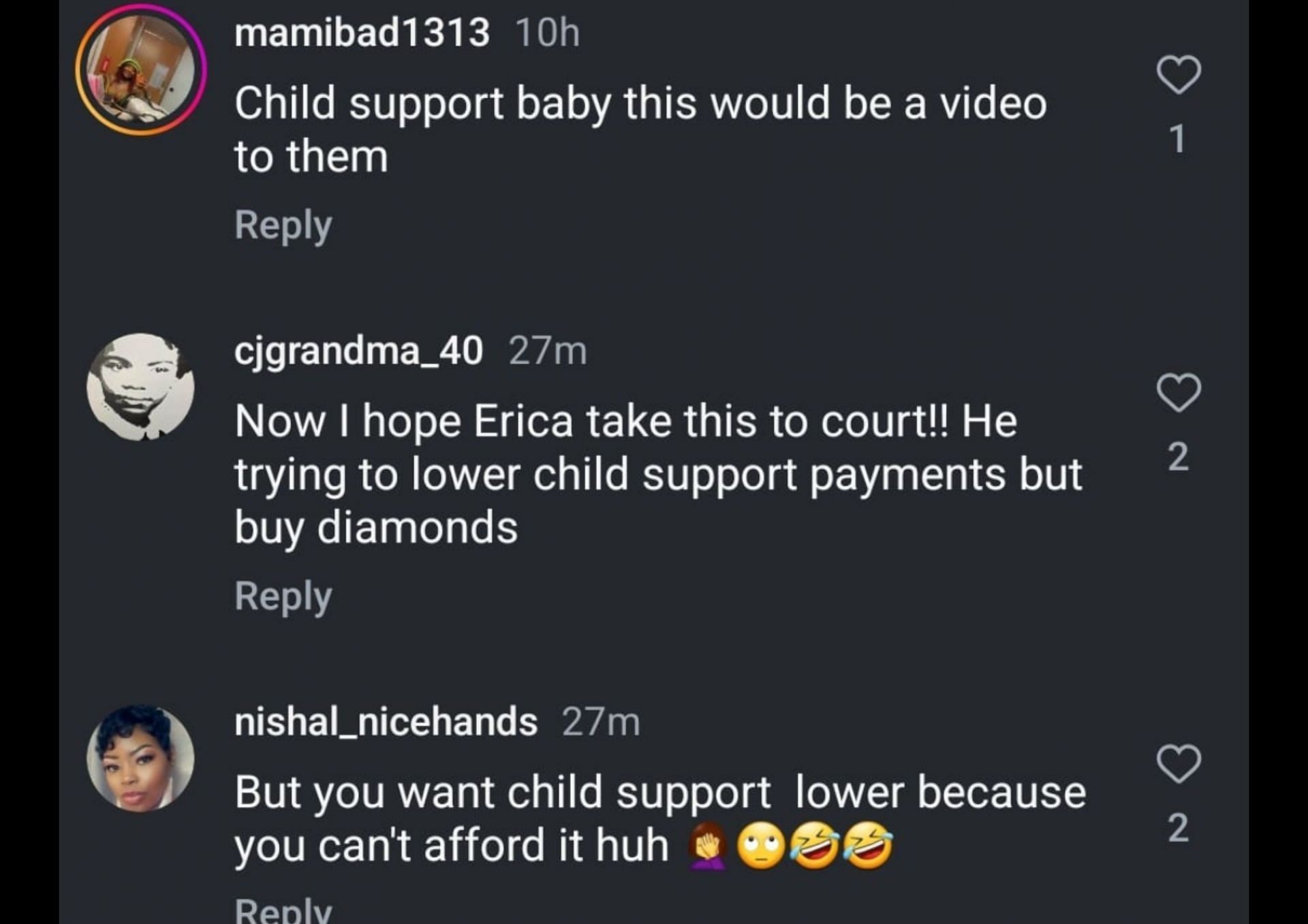 Internet users react to the gifted diamond necklace (Image via Instagram/@theshaderoom)