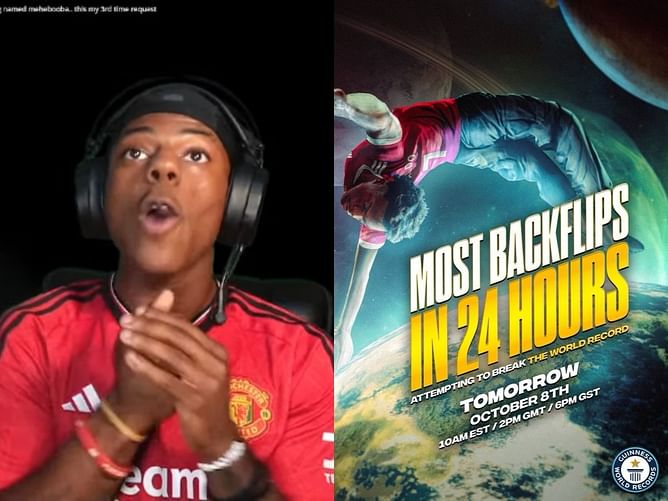 “You do you bro” - Guinness World Records reacts to IShowSpeed attempting to set a new world record for most backflips in 24 hours