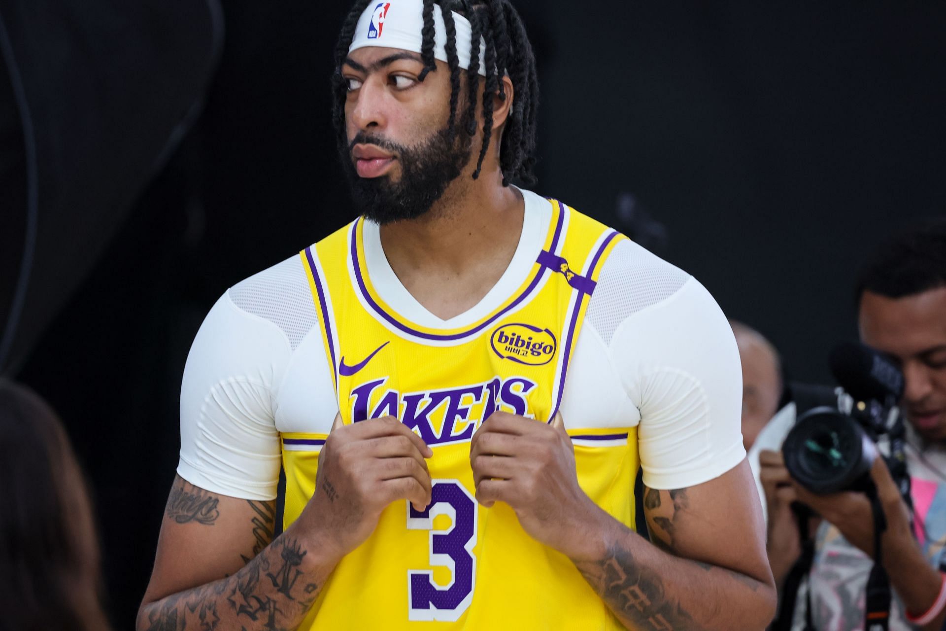 Lakers media day. - Source: Getty