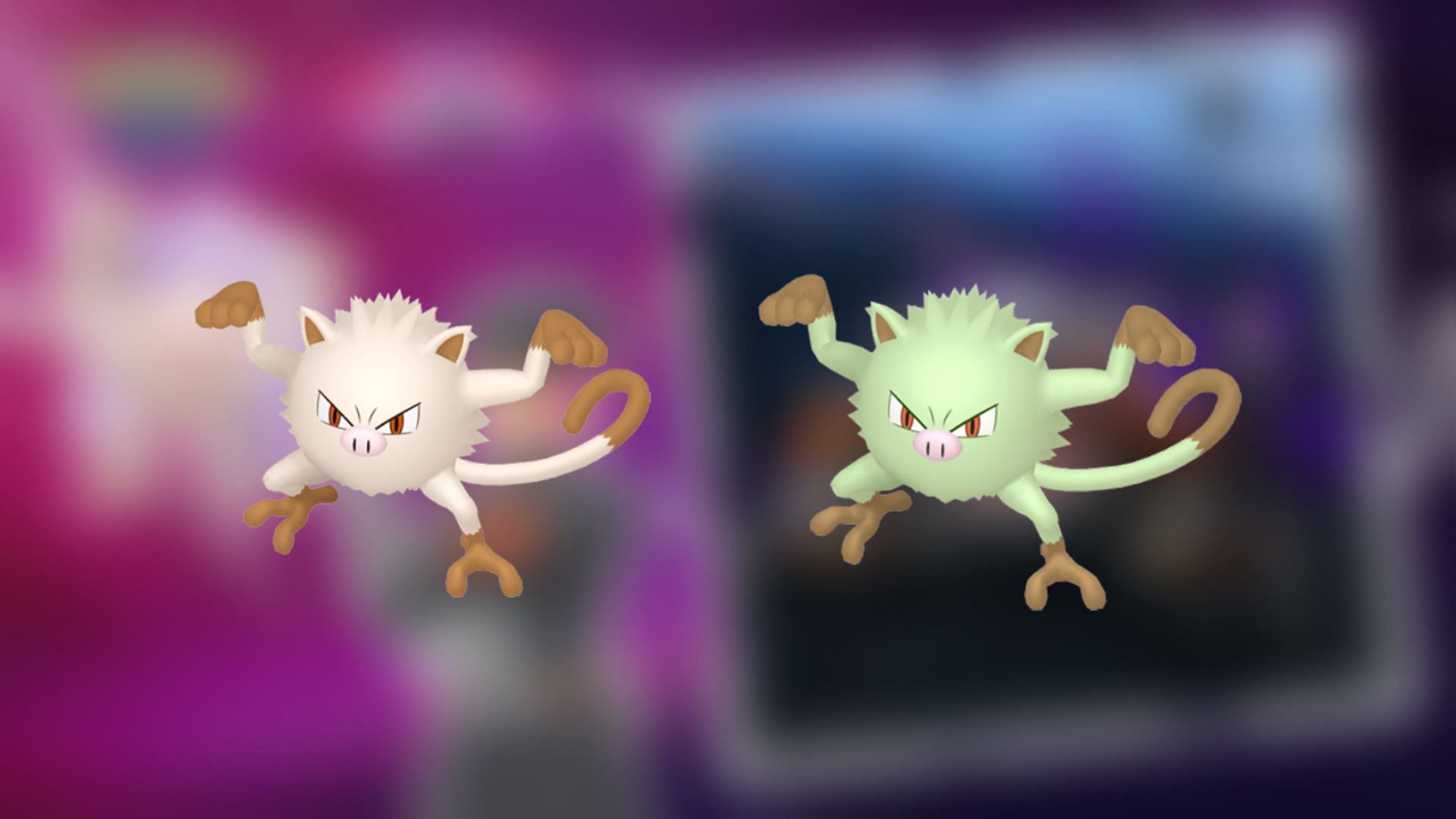 Shiny Shadow Mankey will have around a 1 in 128 chance to appear when it is introduced to the game (Image via Niantic)