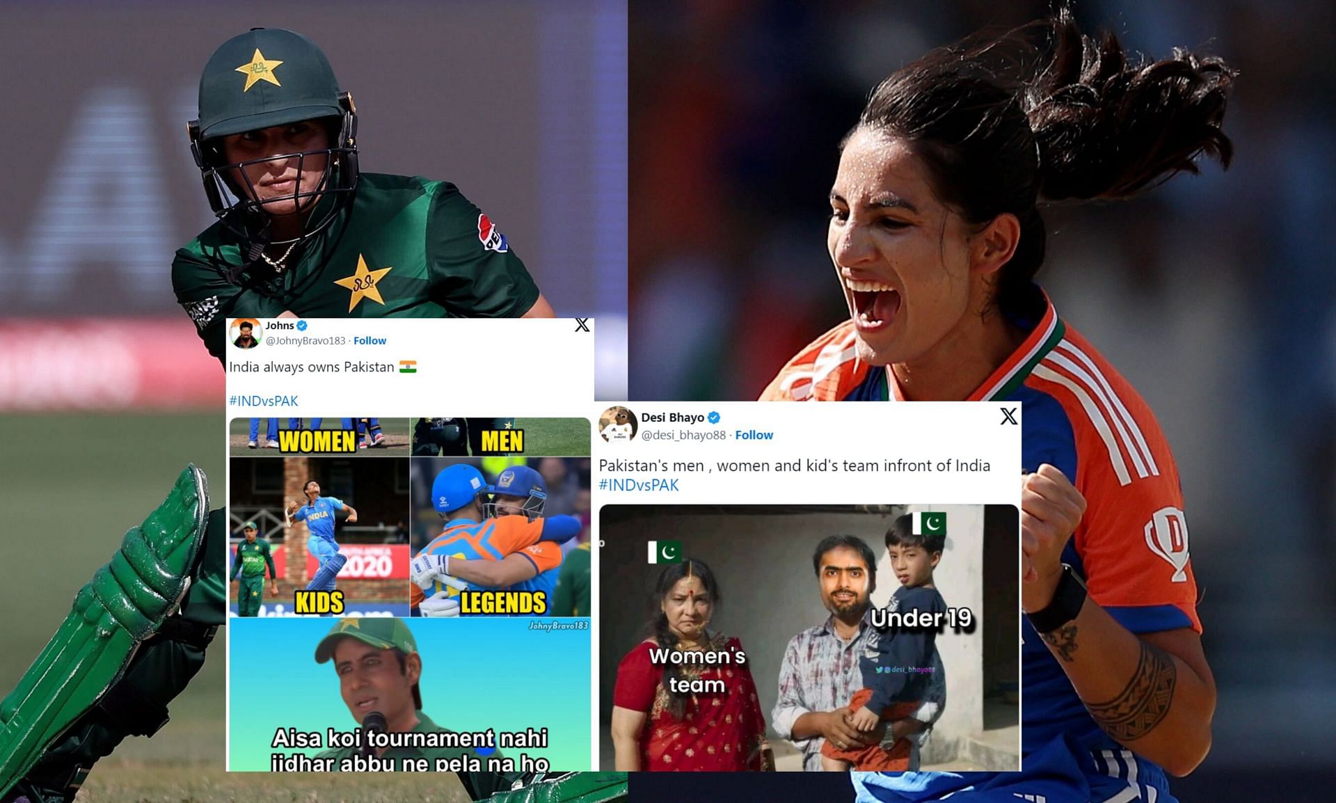 Fans react after India