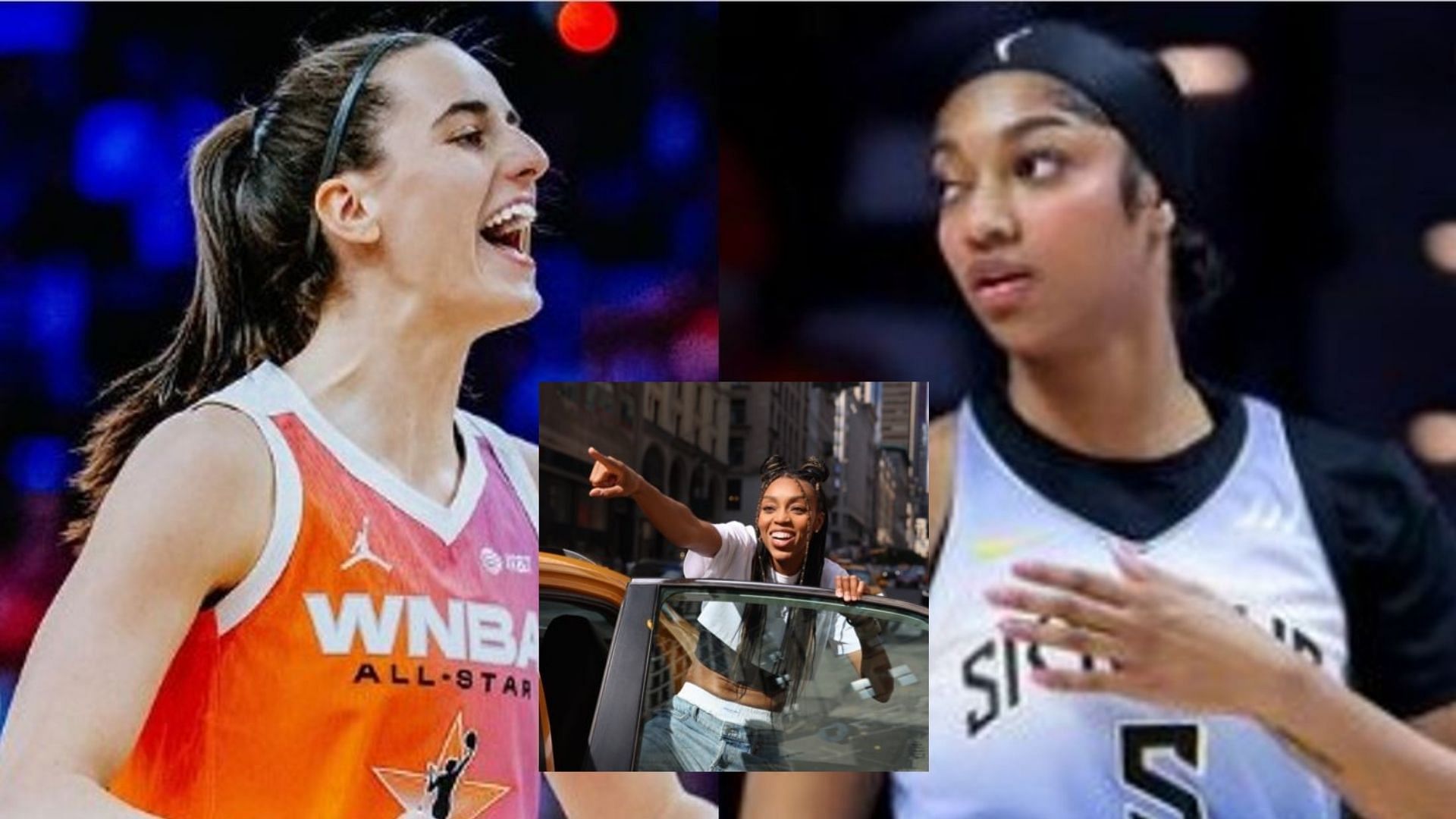 Fans blast Atlanta Dream co-owner Renee Montgomery for placing Angel Reese on par with Caitlin Clark. (Photos from Cailtin Clark and Angel Reese