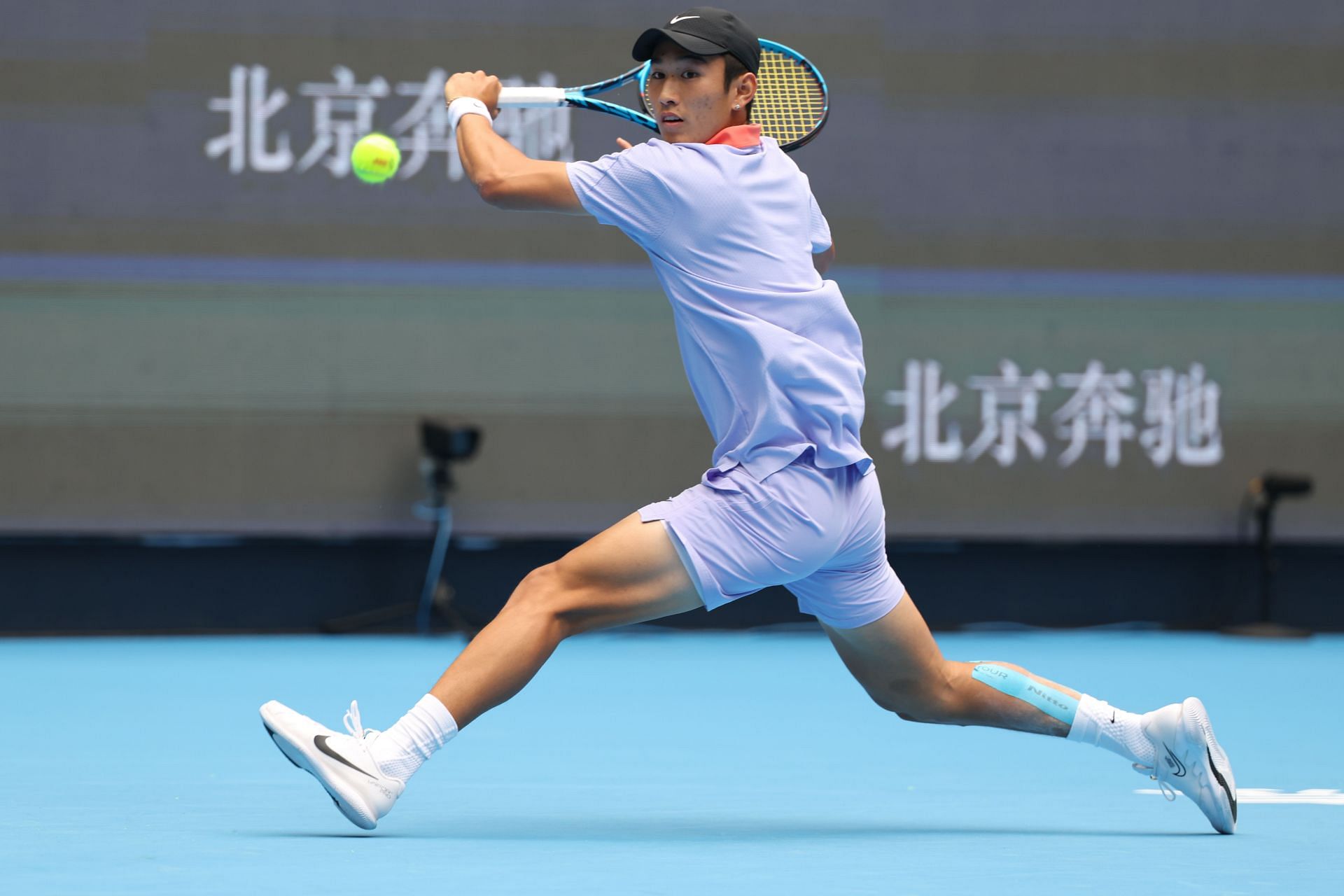 Shang Juncheng in action at the 2024 China Open (Picture: Getty)