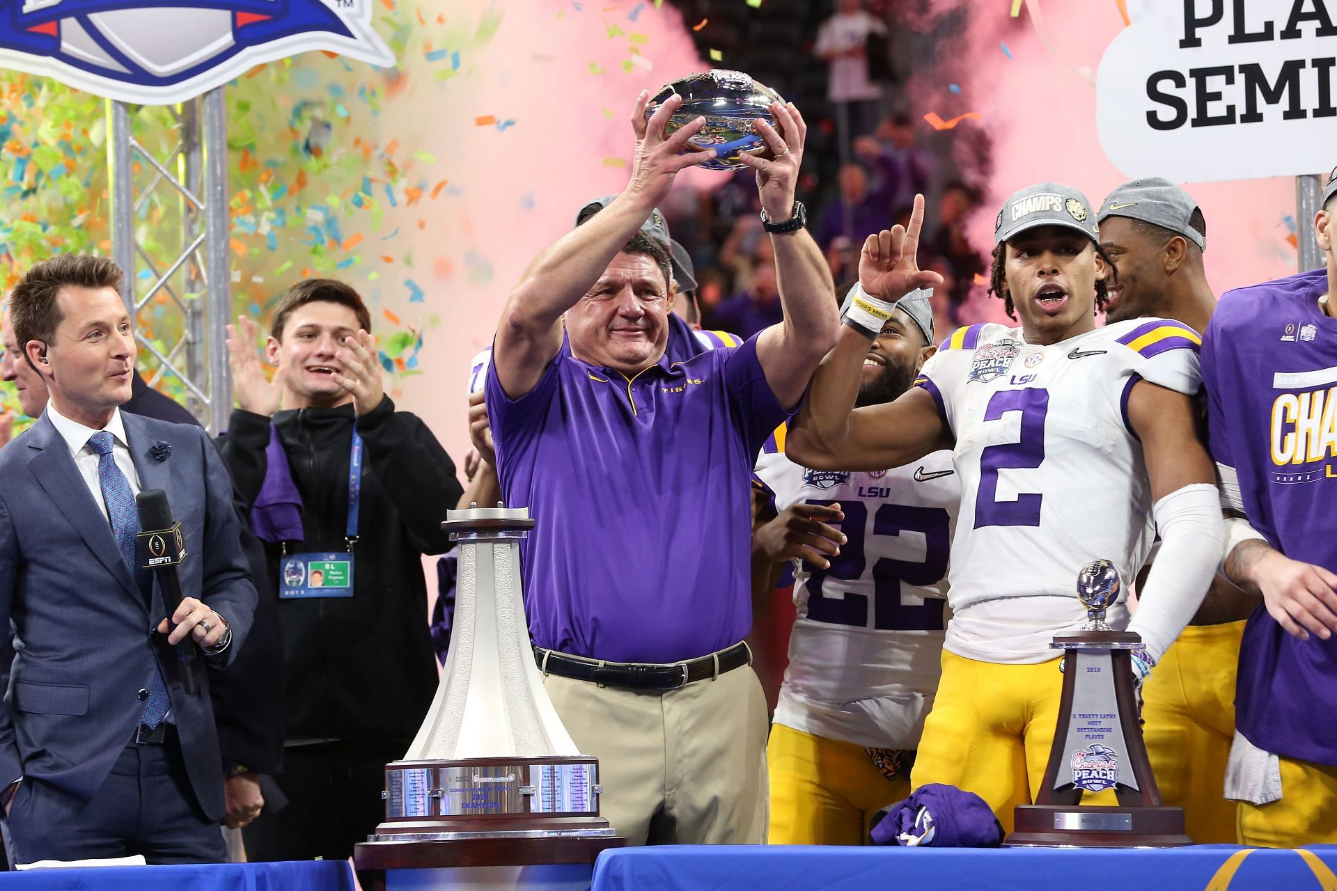 COLLEGE FOOTBALL: DEC 28 CFP Semifinal at the Chick-fil-A Peach Bowl - Oklahoma v LSU - Source: Getty