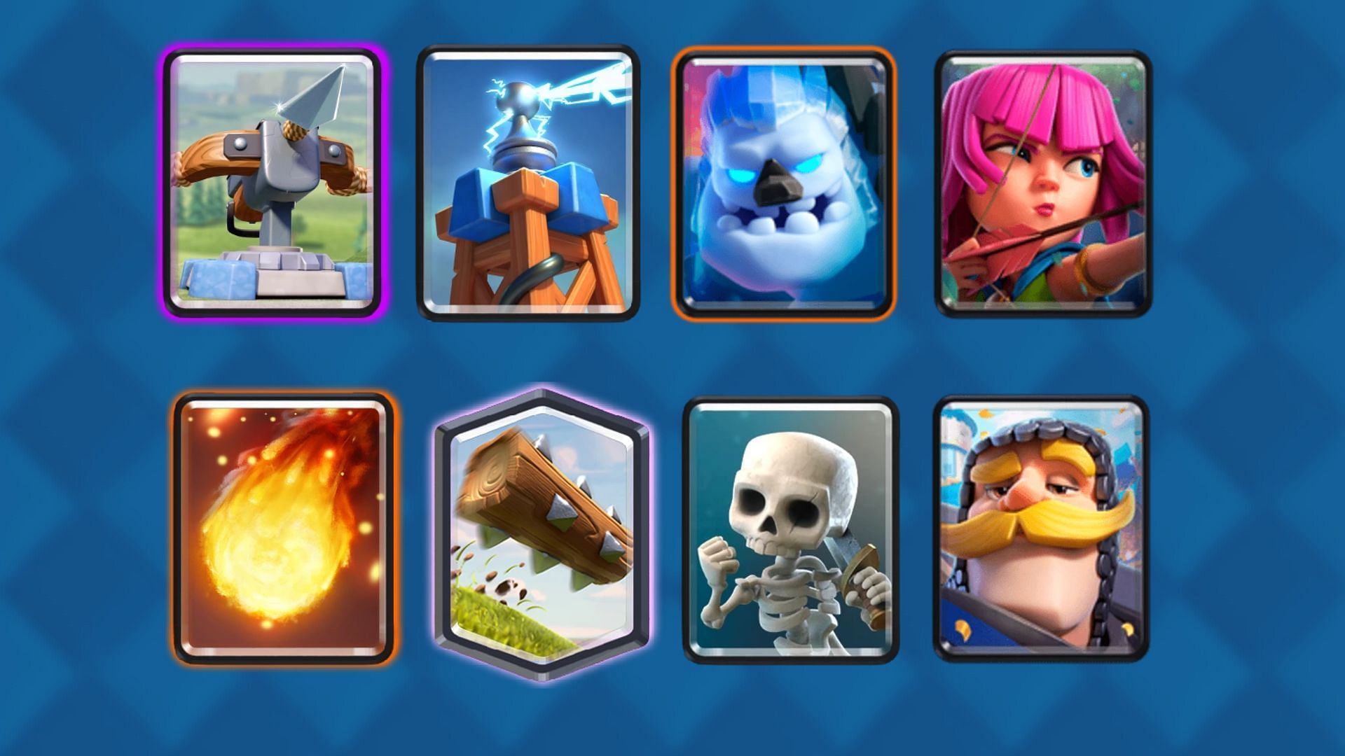 The Siege Deck is another great strategic Clash Royale Snowstorm deck you can try (Image via Supercell)