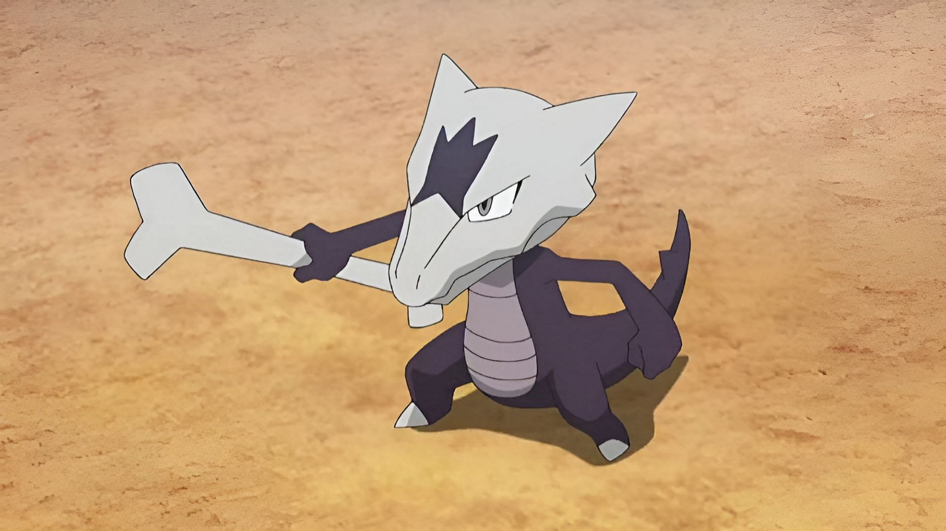 Alolan Marowak in the anime (Image via The Pokemon Company)