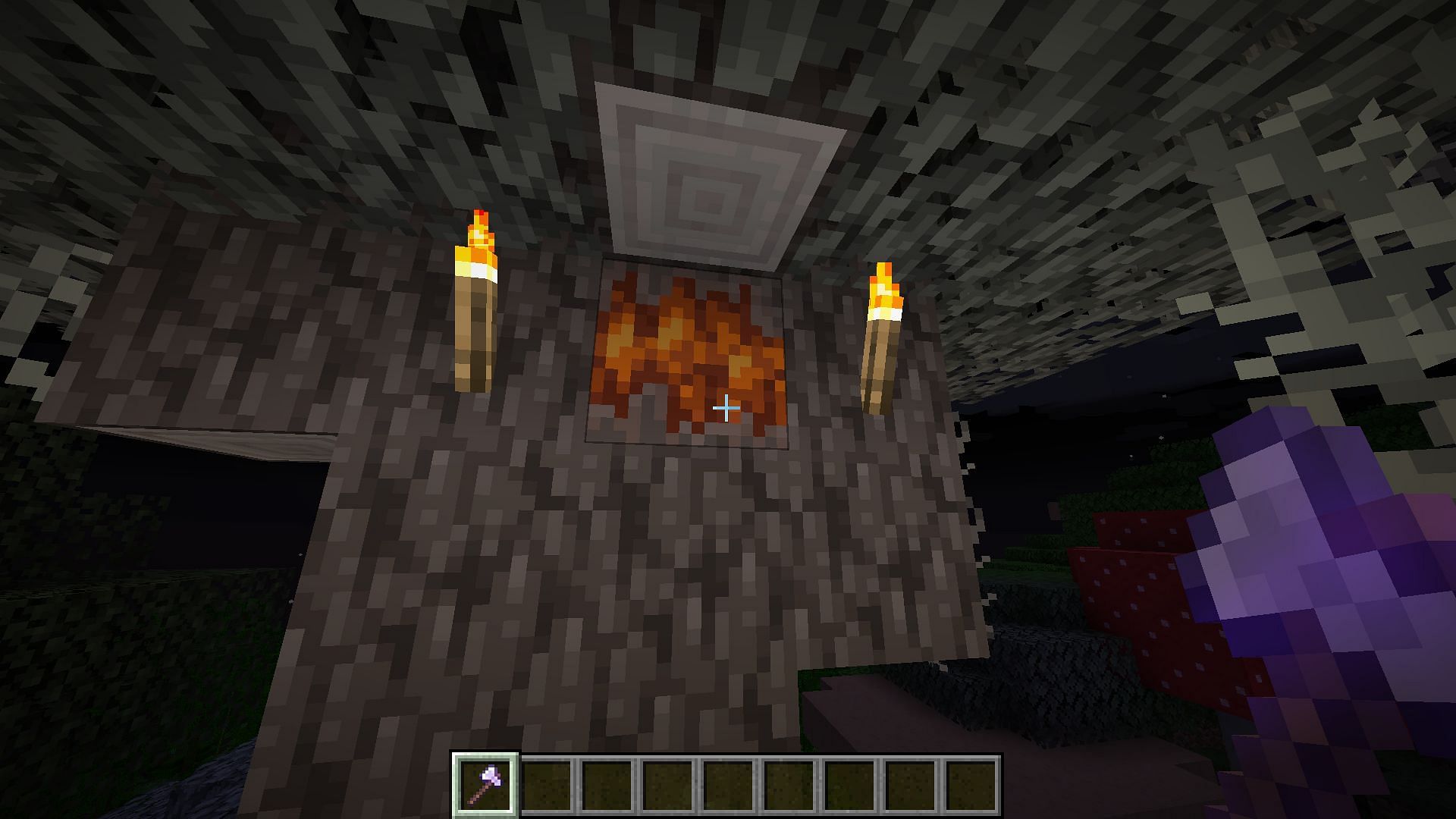 You&#039;ll need a Silk Touch-enchanted tool in Minecraft to harvest a creaking heart (Image via Mojang)