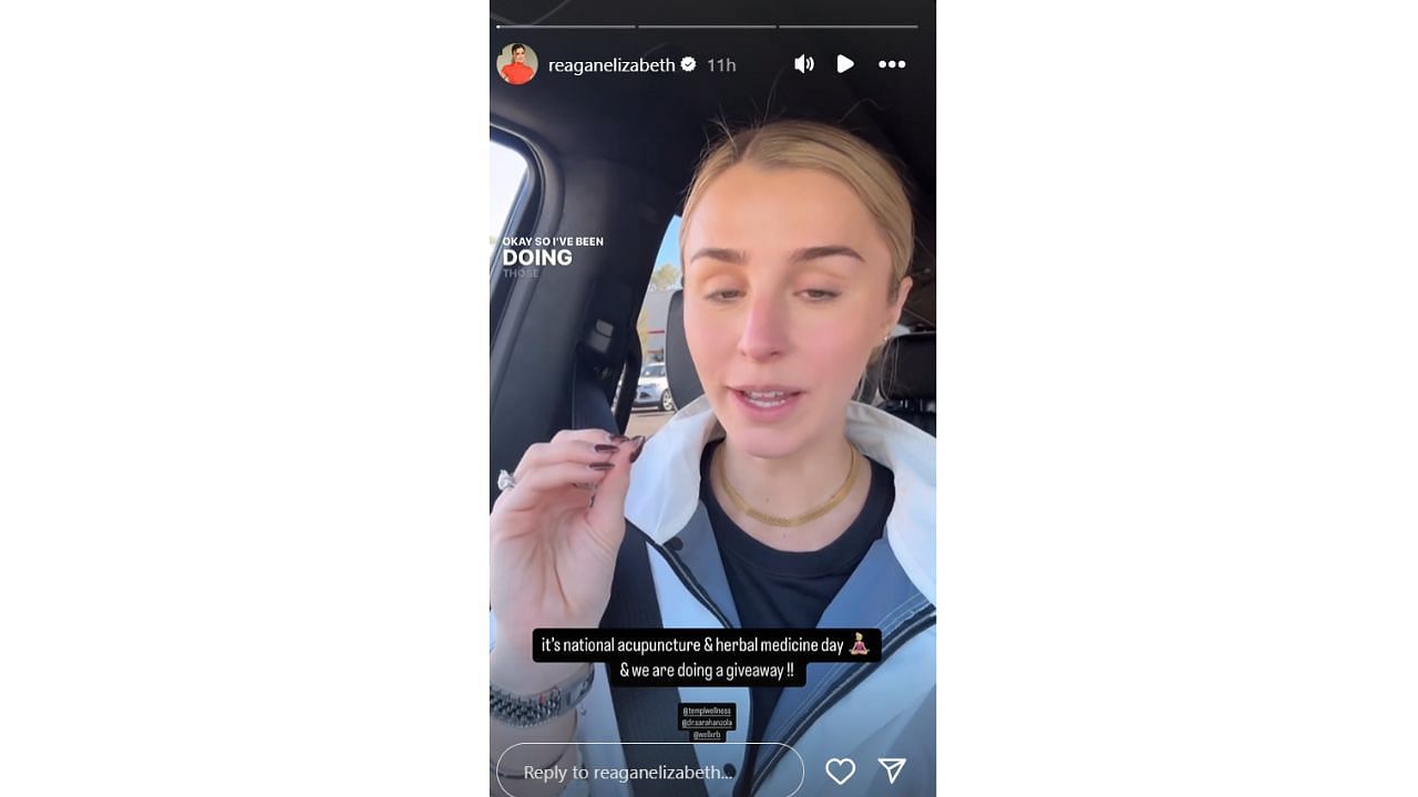 Reagan&#039;s Instagram story