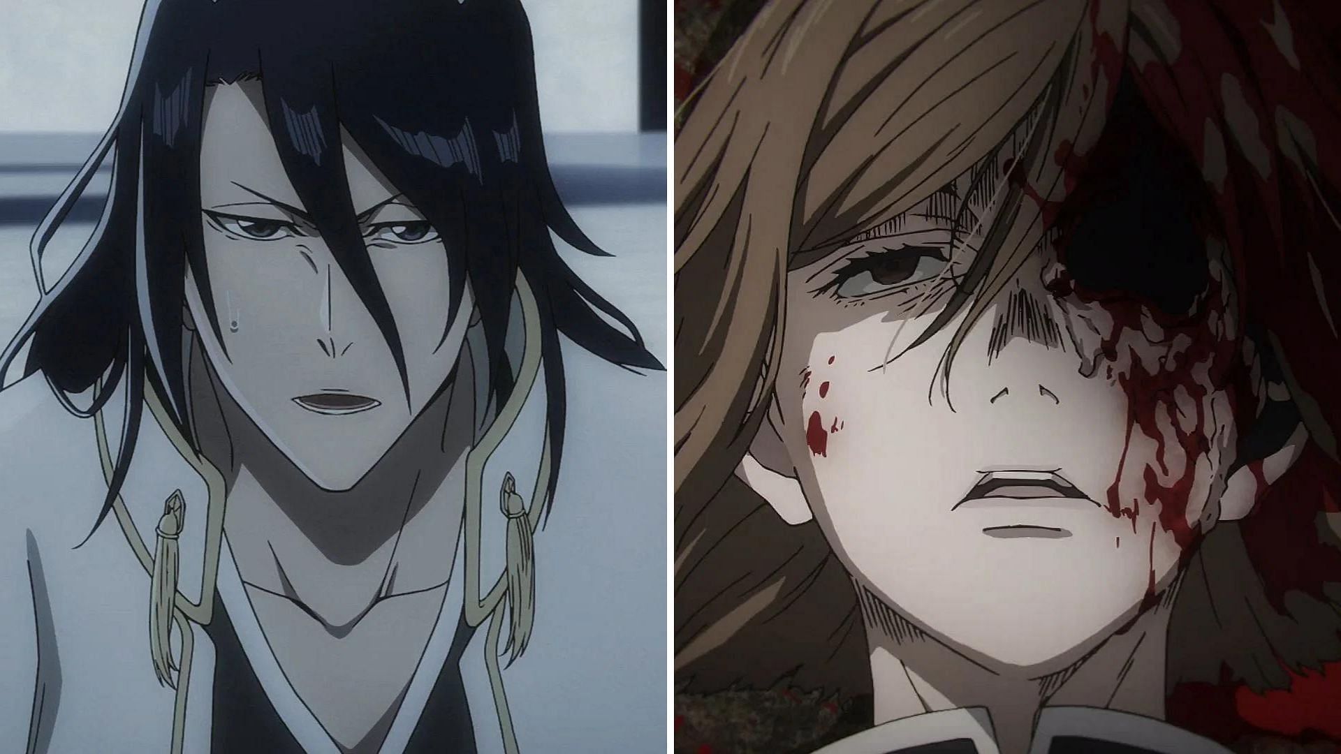 Byakuya Kuchiki and Kugisaki Nobara (Images via Studio Pierrot and MAPPA)