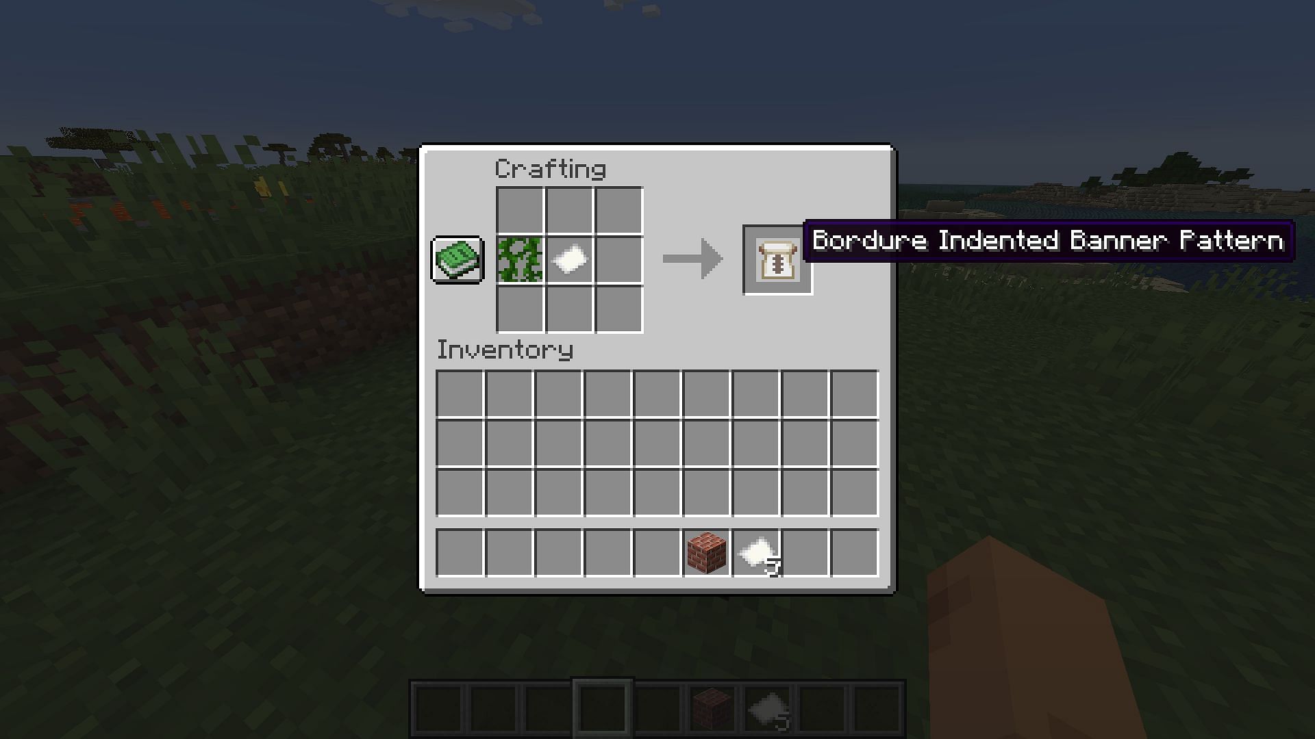 This is one of the newest banner patterns in Minecraft. (Image via Mojang Studios)