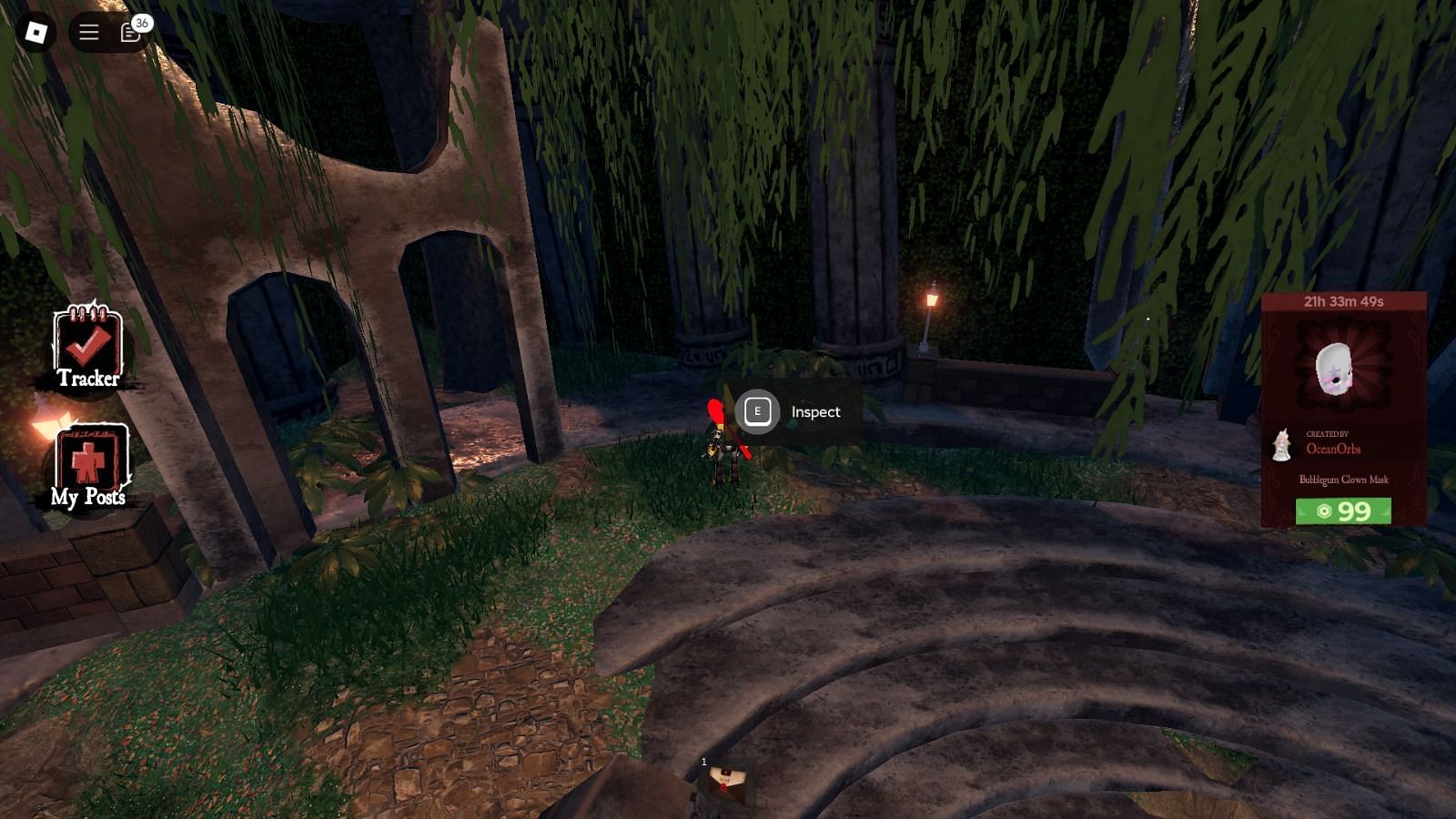 Skull fragment located in the maze (image via Roblox)