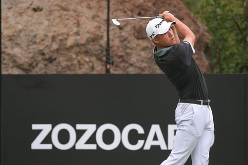 Collin Morikawa at the 2020 Zozo Championship at Sherwood Oaks (Source: Getty)