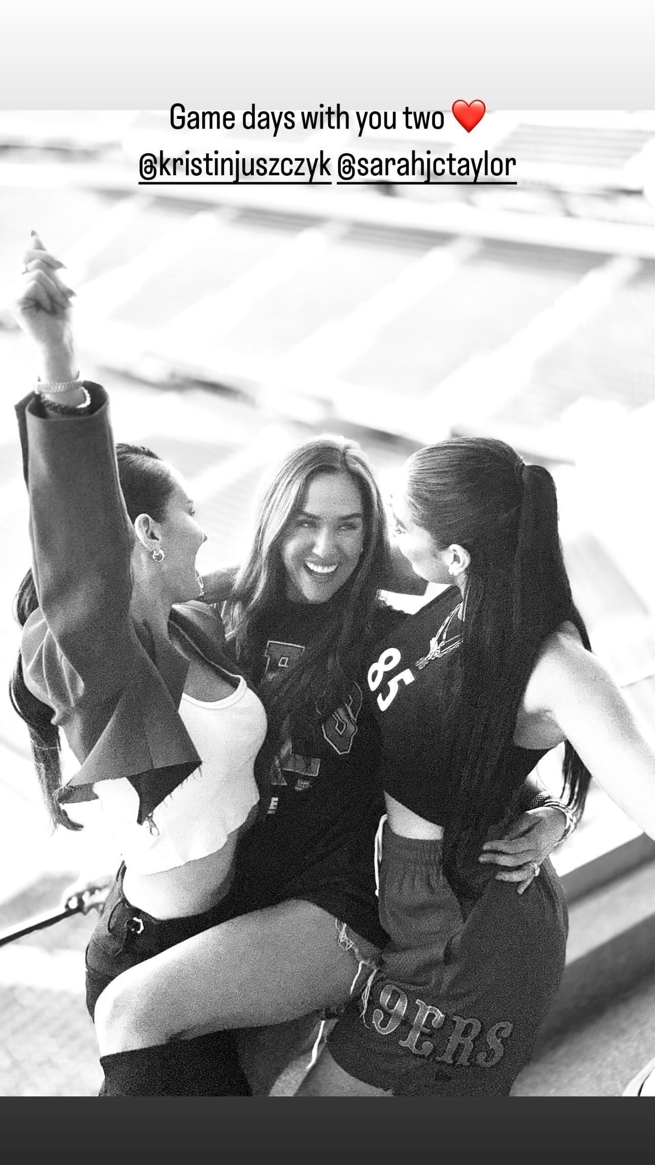 Kittle's wife Claire shares wholesome moment with Kristin