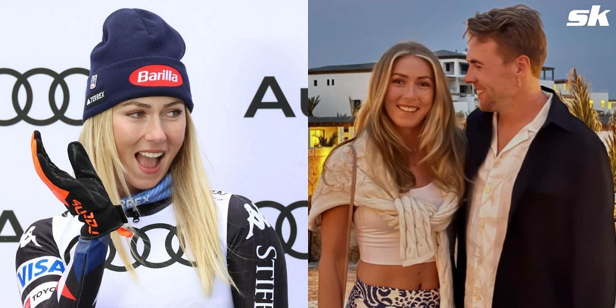 Mikaela Shiffrin pens a heartfelt message for fiance Aleksander Kilde on World Mental Health day. (Image credits:L- Getty, R- Instagram@mikaelashiffrin)