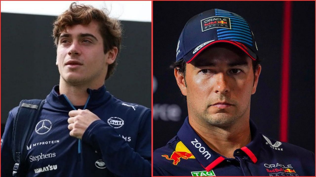 In Picture: Franco Colapinto and Sergio Perez (L-R). Credit: Getty Images