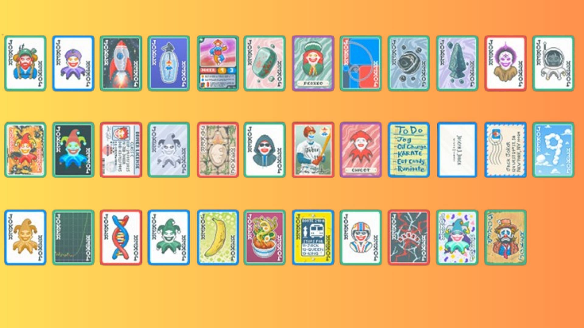 The A tier cards in Balatro (Image via Playstack)