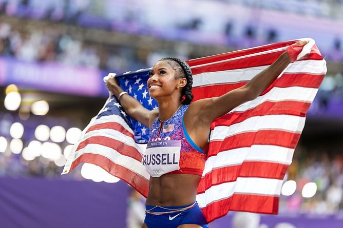 "I'm a beauty and a beast on track" - Masai Russell weighs in on balancing her performance as well as her looks as she aims to continue winning spree