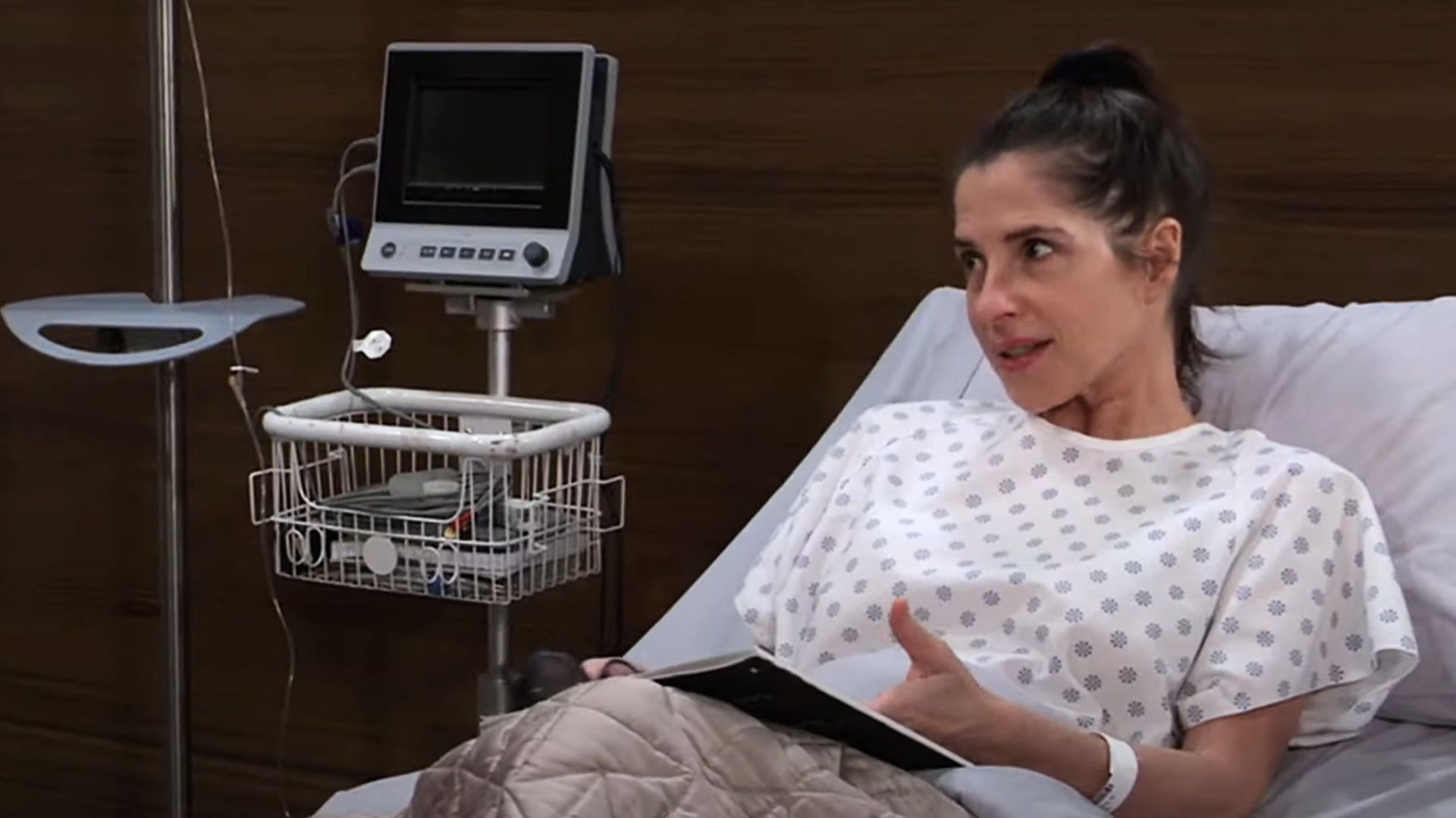 Monaco&#039;s Sam registered as a donor for Lulu (Image via YouTube/General Hospital)