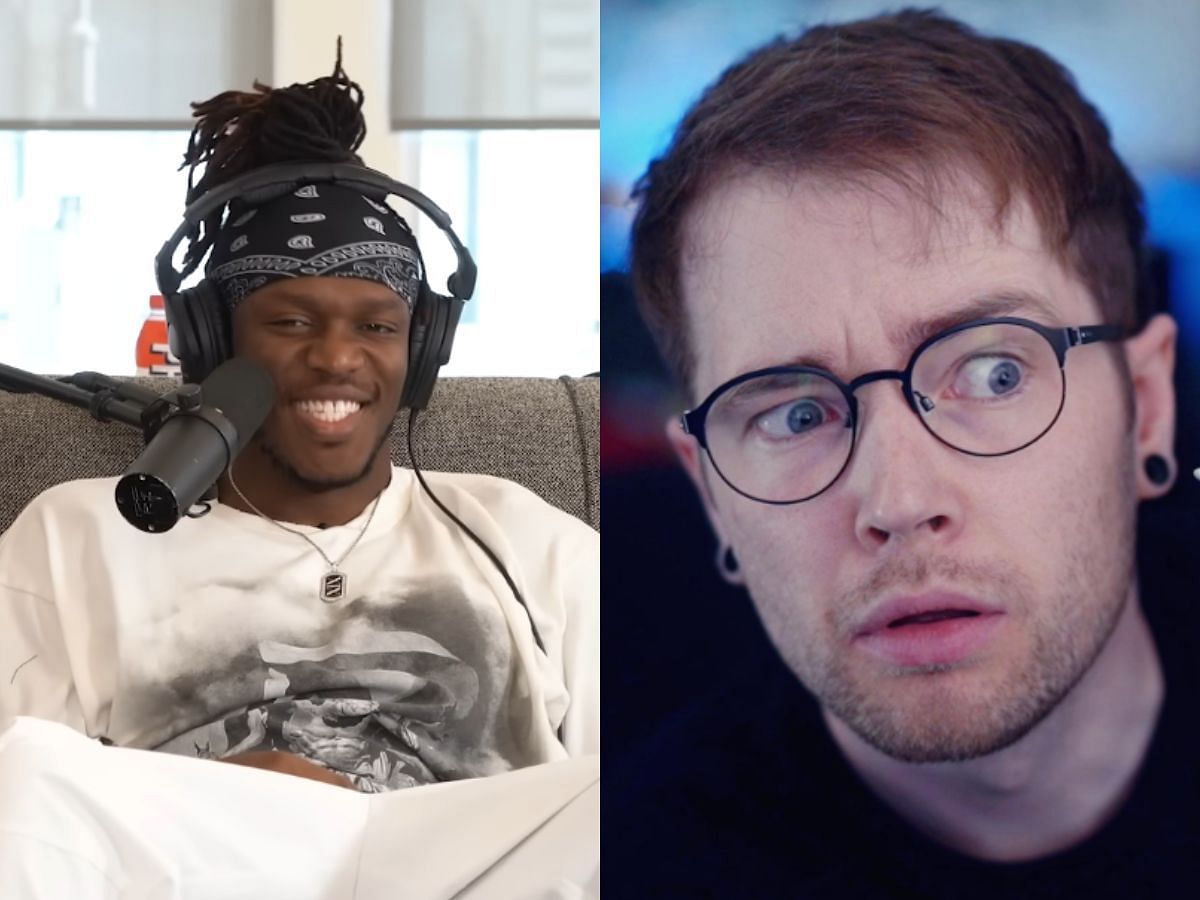 KSI makes new post targeting DanTDM, fans react (Image via YouTube/ImPaulsive and Instagram/DanTDM)