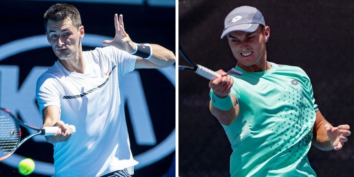 Bernard Tomic vs Tristan Schoolkate - Image Source: Getty 