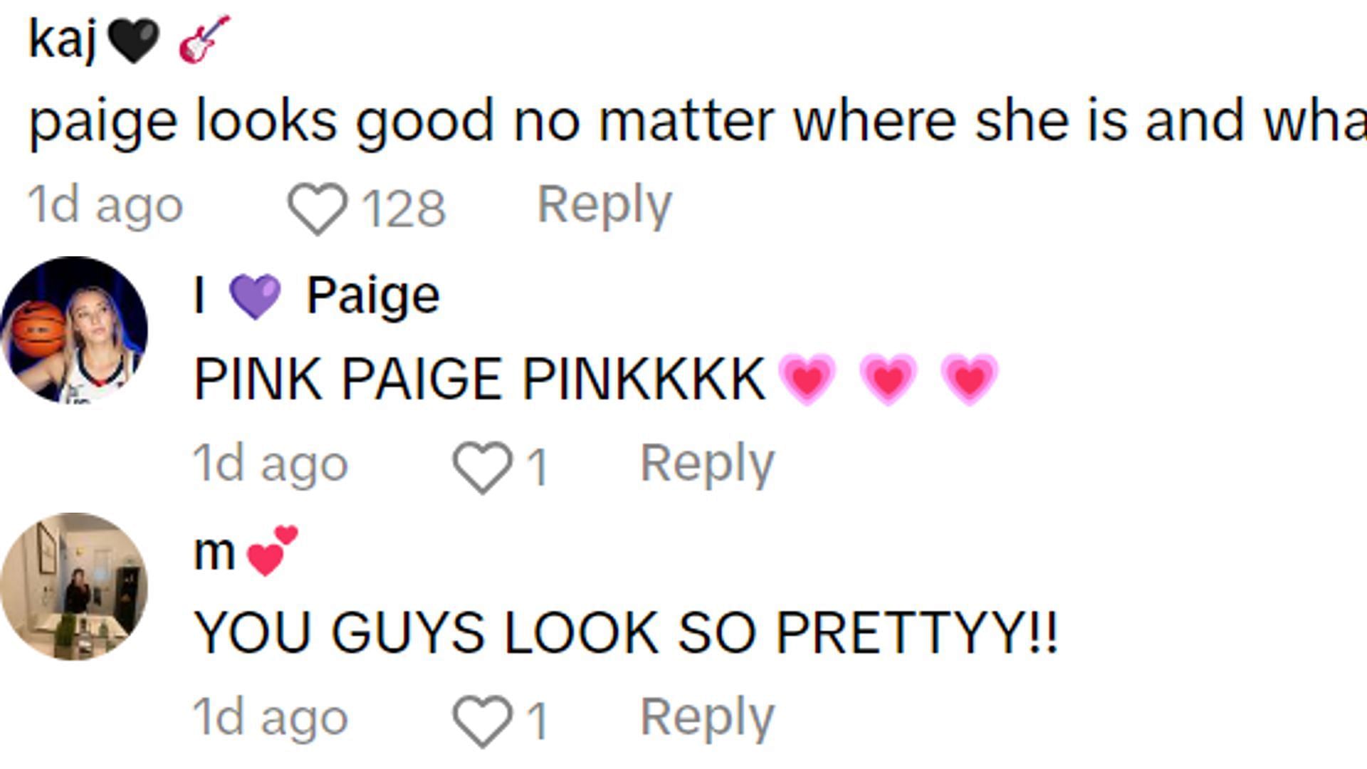 Paige Bueckers won special praise for dyeing her hair pink.