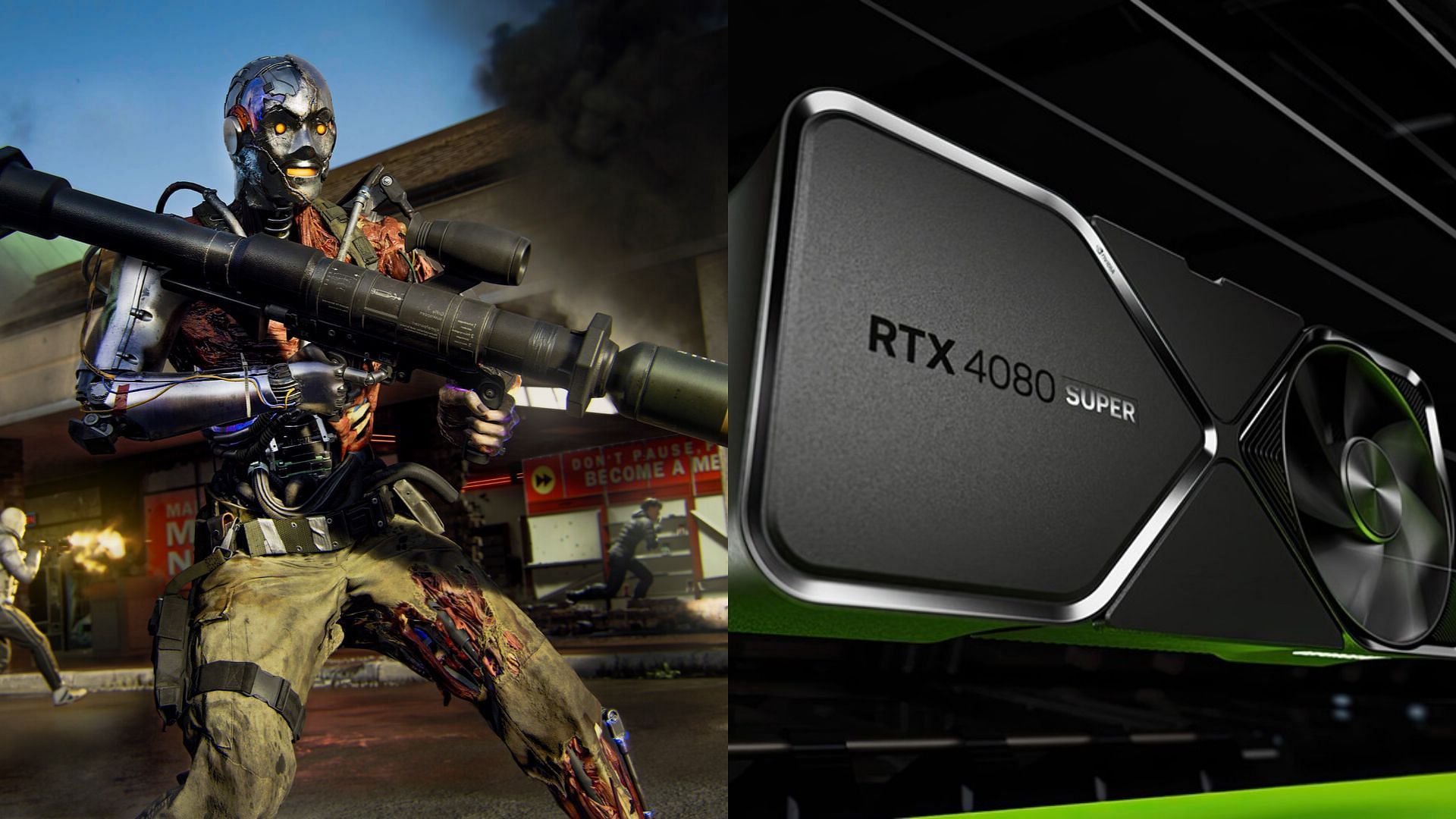 The RTX 4080 and 4080 Super are powerful GPUs for Black Ops 6 (Image via Nvidia and Activision)