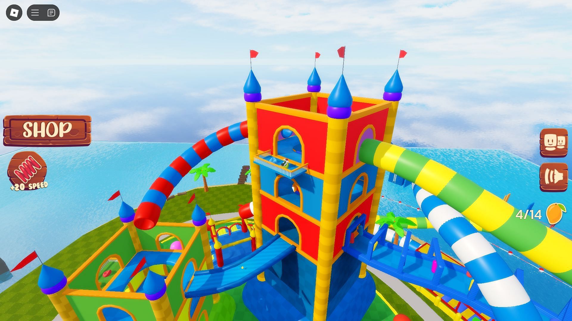 Castle play area (Image via Roblox)