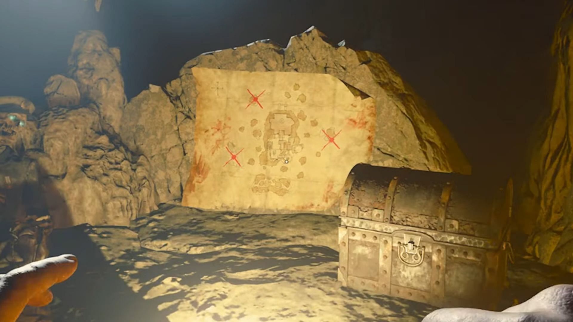 Location of the skeletons (Image via Activision || YouTube/@Maka91Productions)