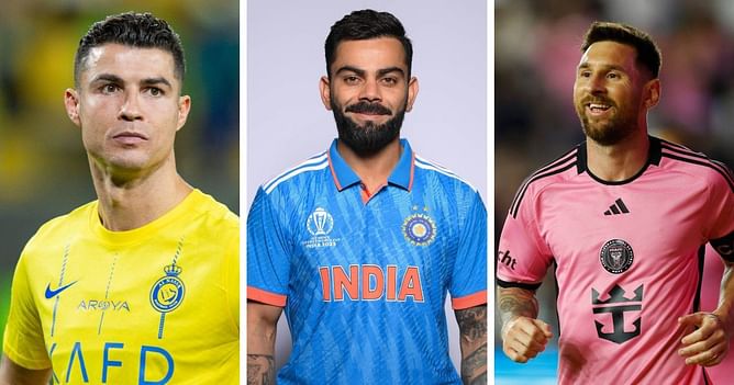 "You can see it every game" - When Indian cricketer Virat Kohli picked between Lionel Messi and Cristiano Ronaldo