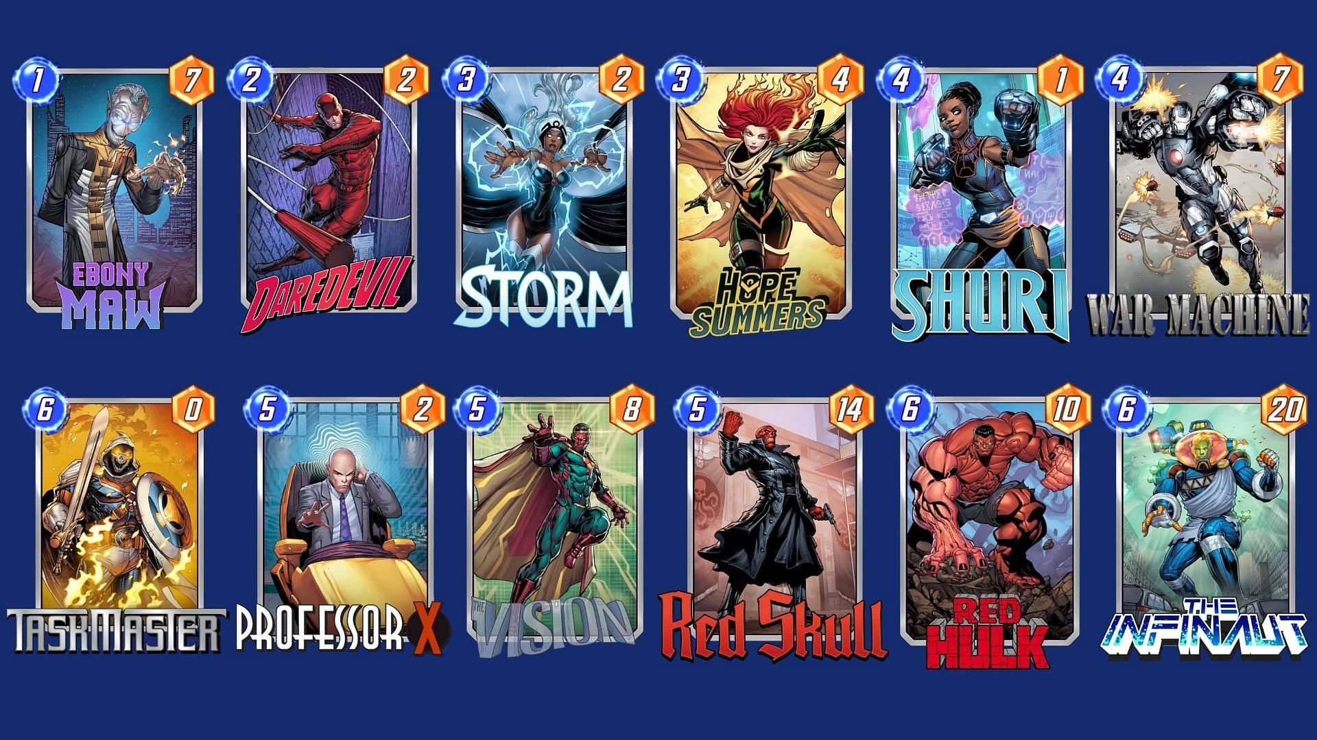 The War Control Deck is a control-oriented Marvel Snap Red Hulk deck (Image via Nuverse)