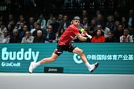 Bergs in action in the 2024 Davis Cup Finals- Source: Getty