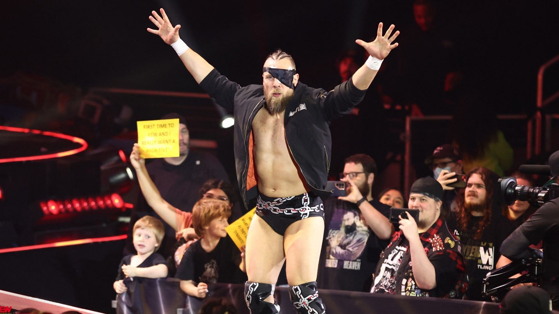 Bryan Danielson heads to the ring to face Brody King on AEW Collision