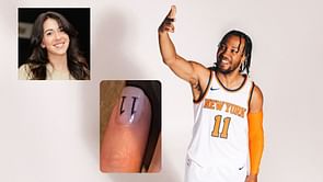 Jalen Brunson's wife Ali Marks declares her love for Knicks' star with new nail art