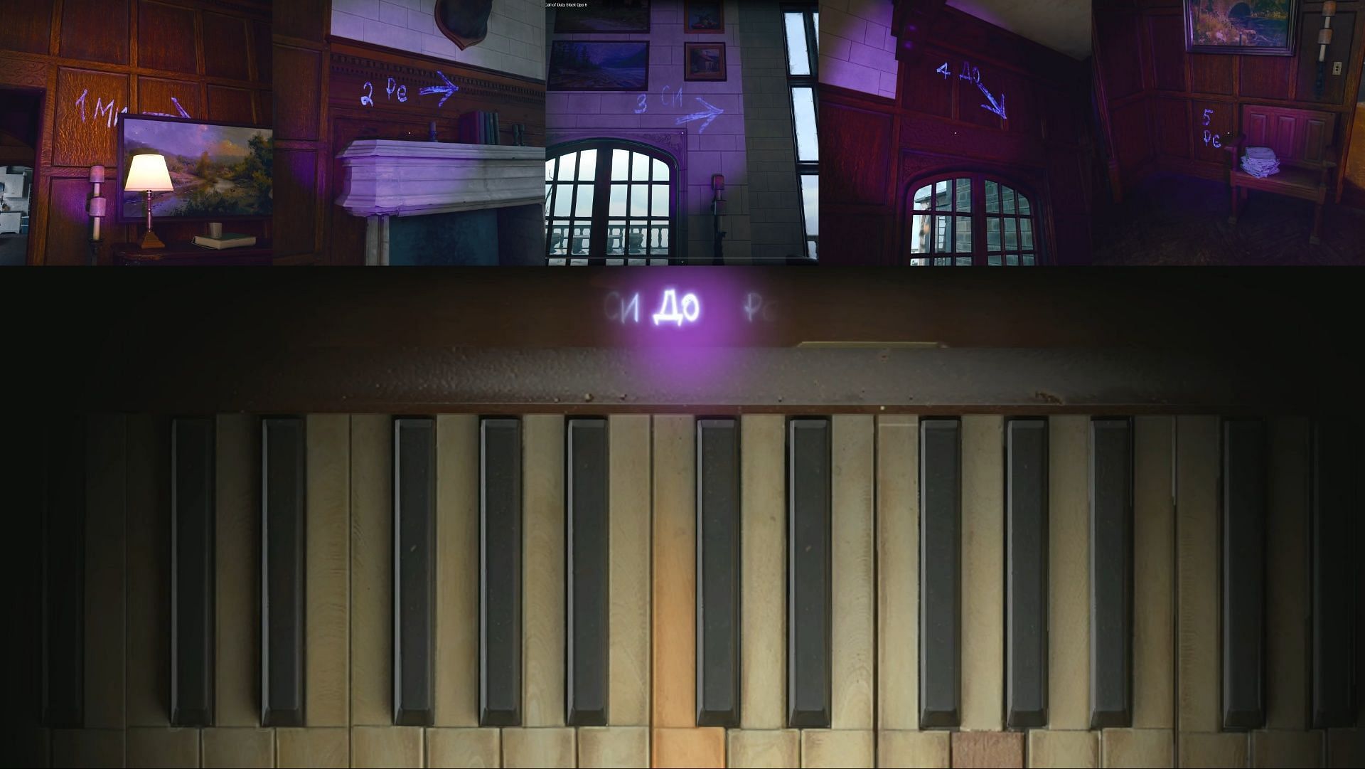 Piano puzzle (Image via Activision)