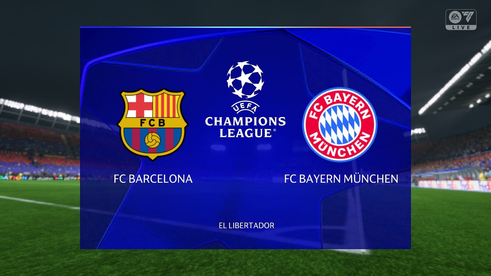 Comparison between Barcelona and Bayern Munich in EA FC 25 (Image via EA Sports)