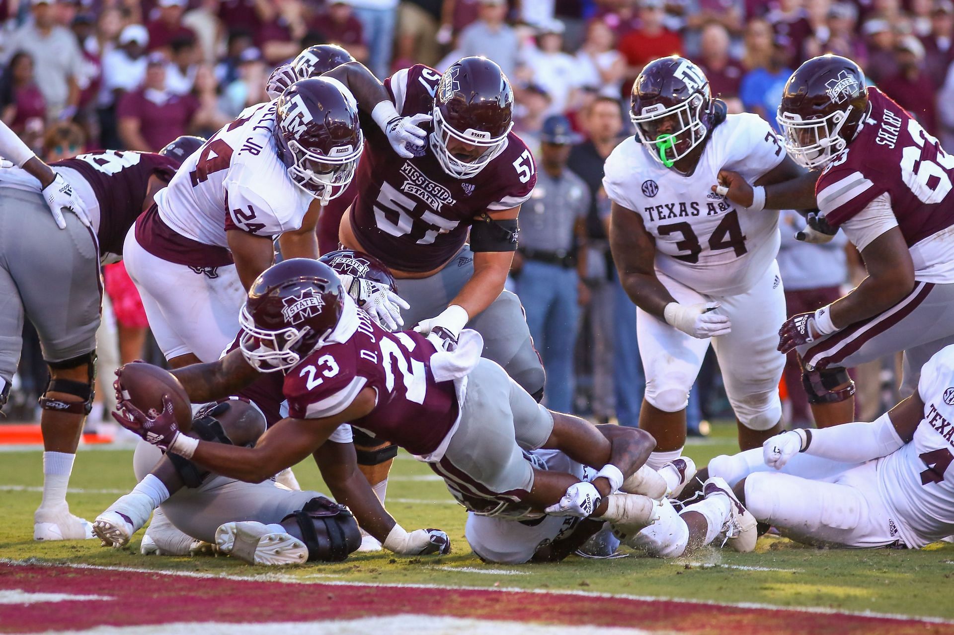 COLLEGE FOOTBALL: OCT 01 Texas A&amp;M at Mississippi State - Source: Getty