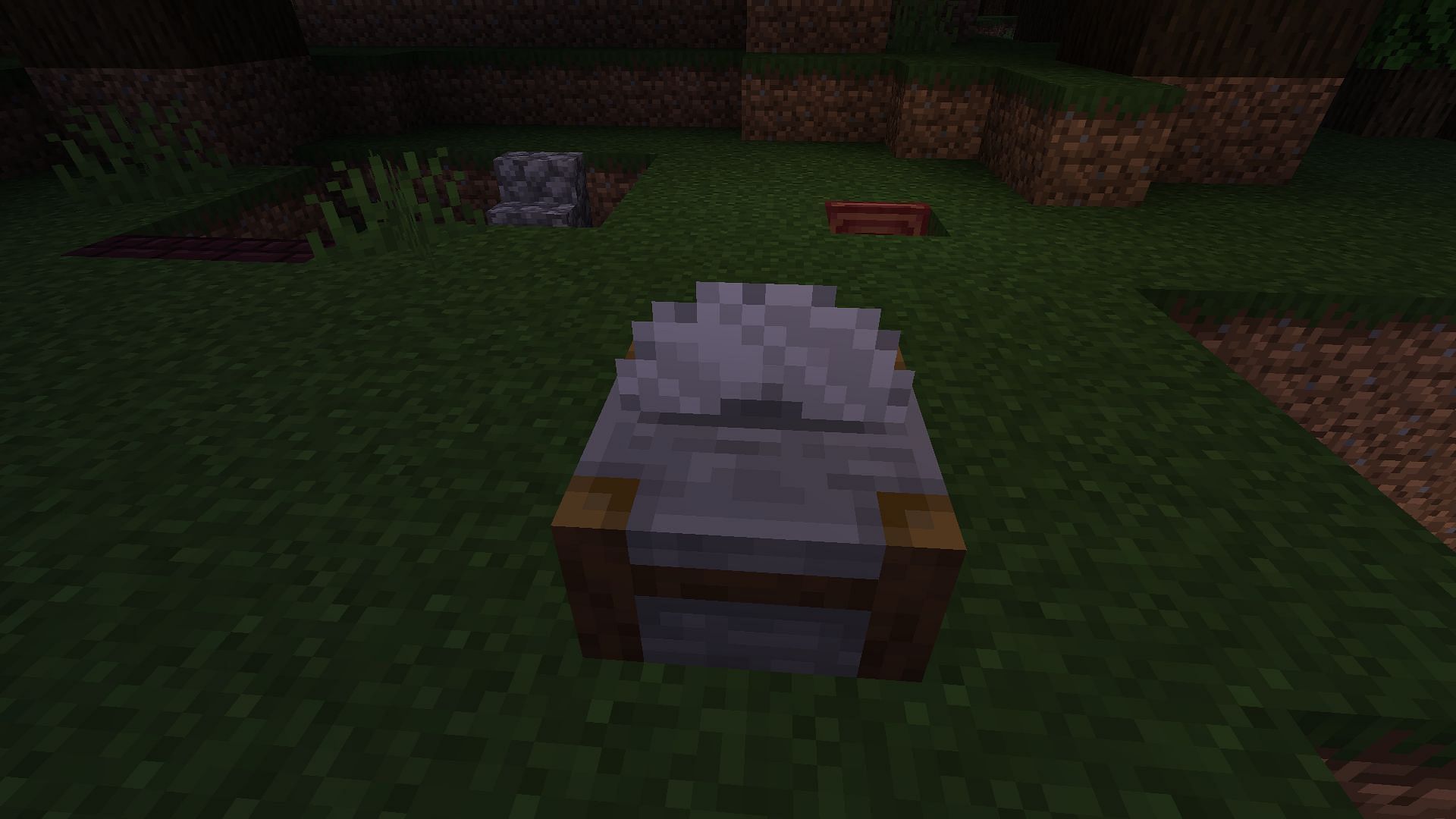 Approach the stonecutter and interact with it (Image via Mojang Studios)