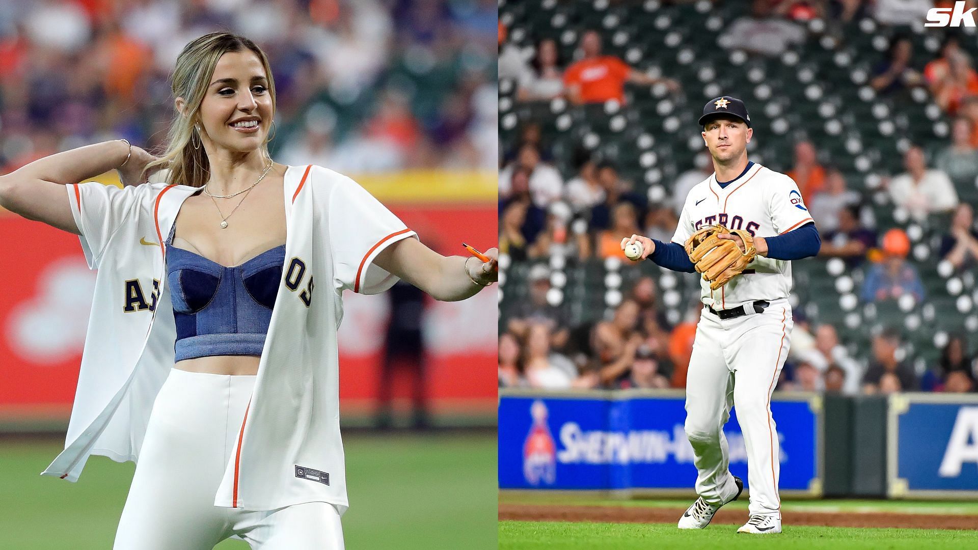 Watch Alex Bregman’s wife Reagan Elizabeth puts her cooking skills on