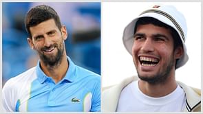 WATCH: Novak Djokovic gives Carlos Alcaraz new nickname while sharing a laugh at Shanghai Masters, pulls his leg about spending too much time on court