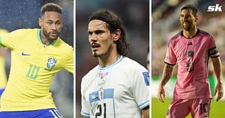 Edinson Cavani names Lionel Messi, Neymar Jr and 2 other legends as 'geniuses' in football