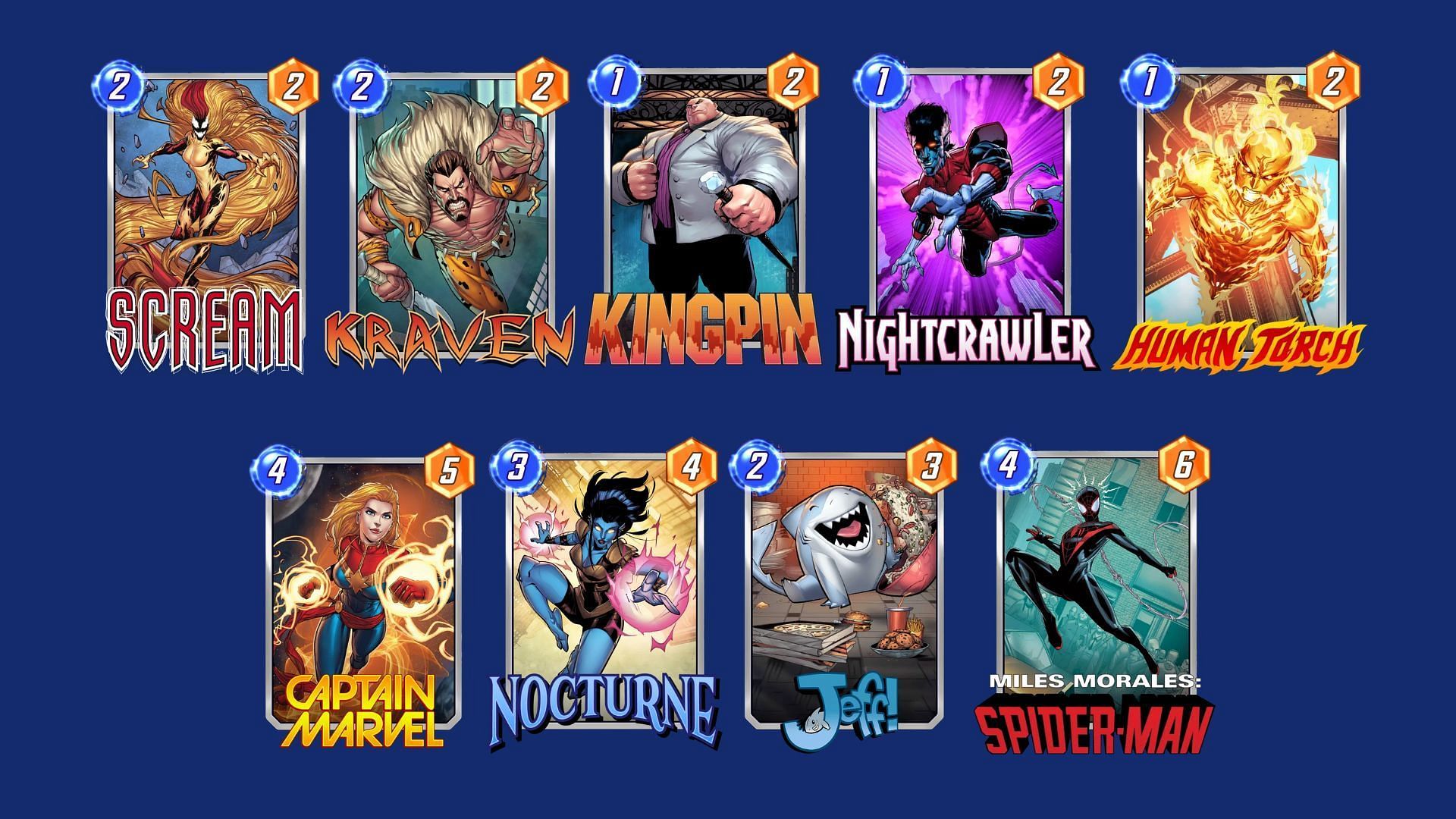 The Move Counter Deck is another great Marvel Snap Scream deck you should check out (Image via Nuverse)