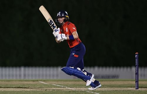 Heather Knight in action during the warm-up matches leading up to the tournament.