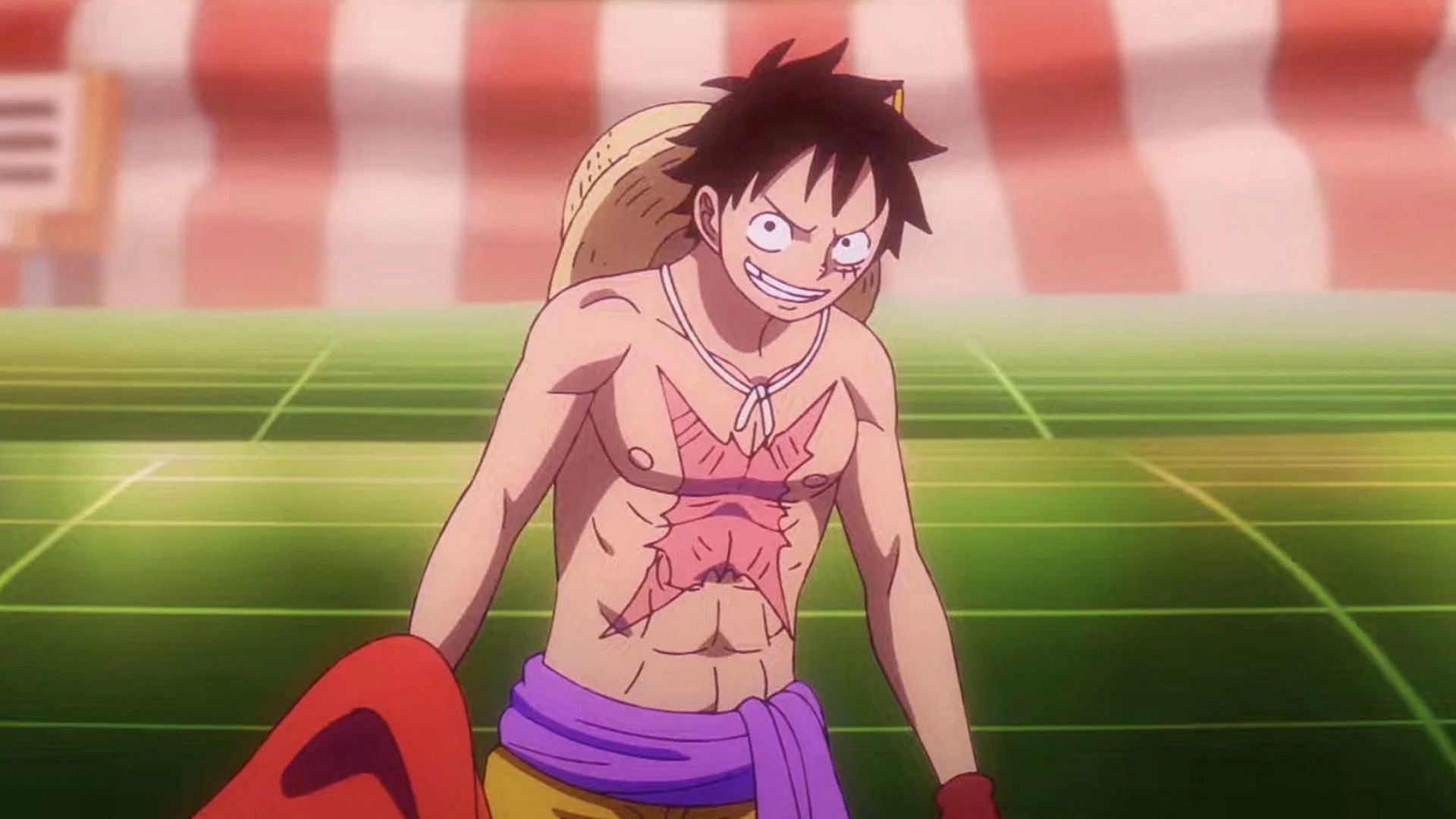 Monkey D. Luffy as shown in the anime (Image via Toei Animation)