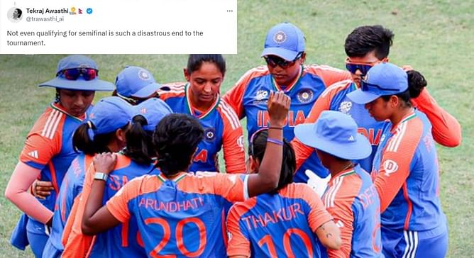 "Disastrous end to the tournament" - Fans react to India's group stage exit from 2024 Women's T20 World Cup