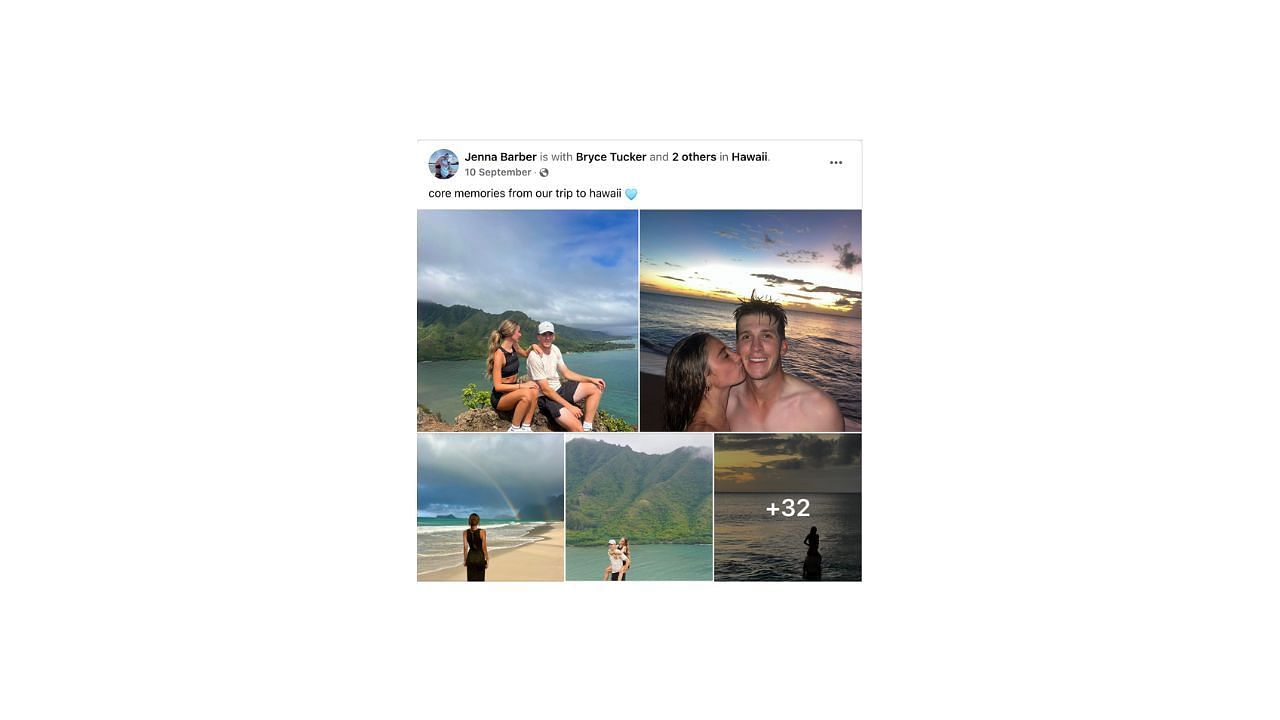 Austin and his girlfriend Jenna's Hawaii getaway